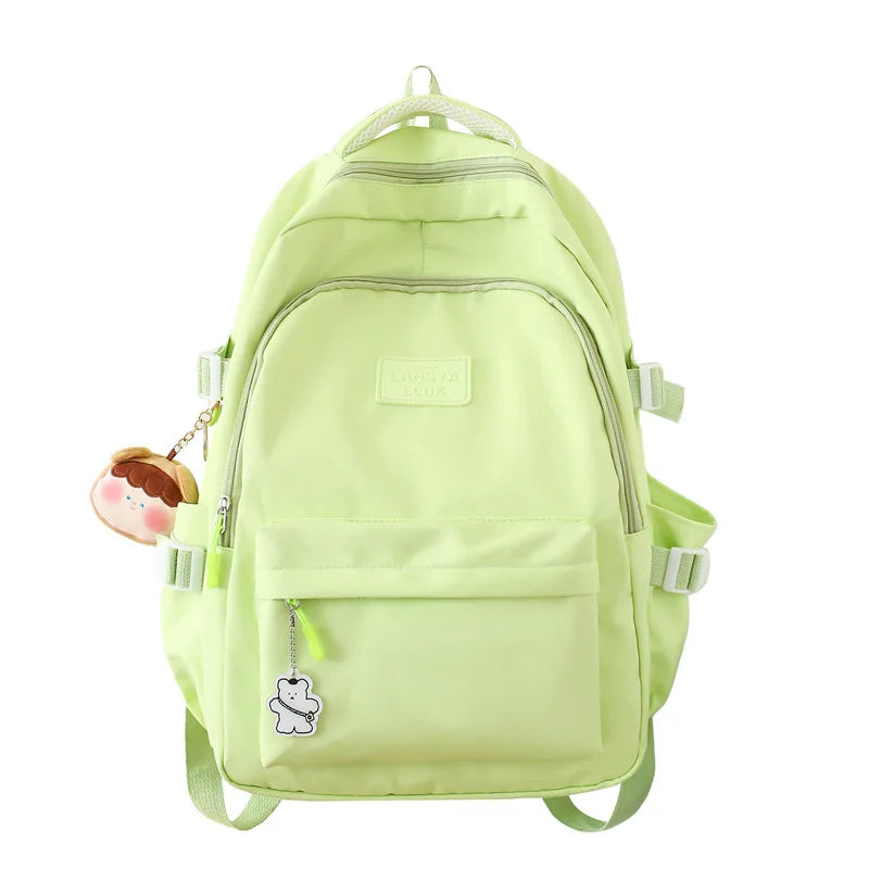 eybag Fashion Women Large Capacity Waterproof College Backpack Trendy Girls Laptop School Bag Cute Girls Travel School Bag