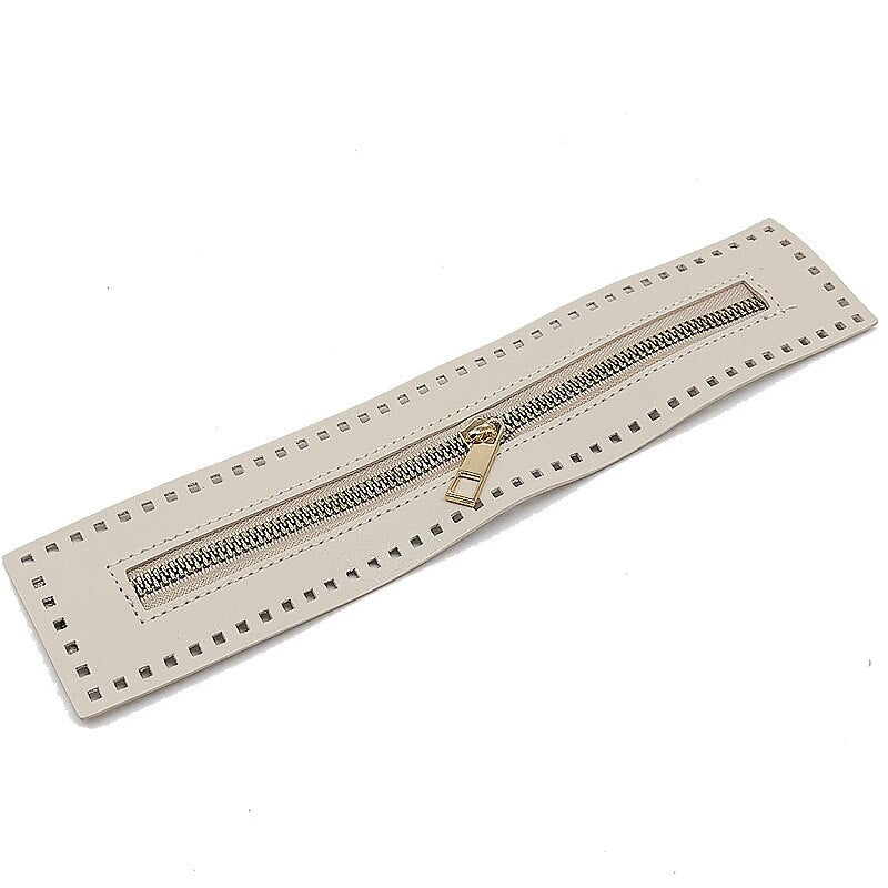 eybag 1PCS DIY Zipper For Woven Bag Hardware PU Leather Zipper Sewing Accessories 55cm Metal Zipper For Clothes Shoes Supplies