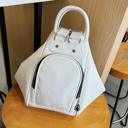 eybag Commuter Simple Solid Color Backpack for Women Light Fashion Versatile Multifunctional Crossbody Bag Shoulder Bag for Girls Ins