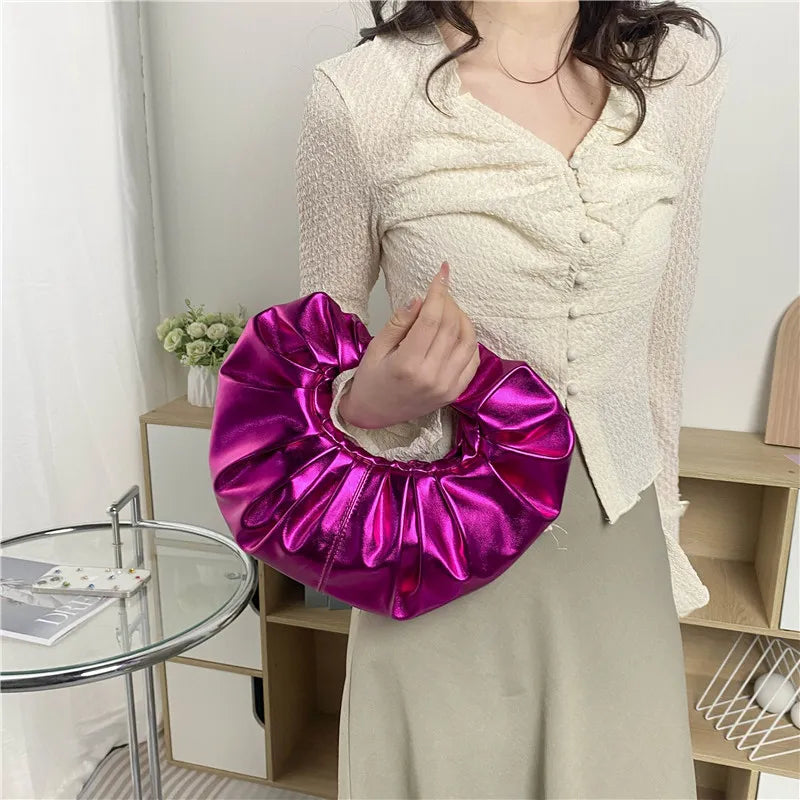 eybag Gold Sliver Fashion Evening Clutch Women Chain Sling Shell Bags Party Wedding Crossbody Bags For Women Small Cute Purse Clutches