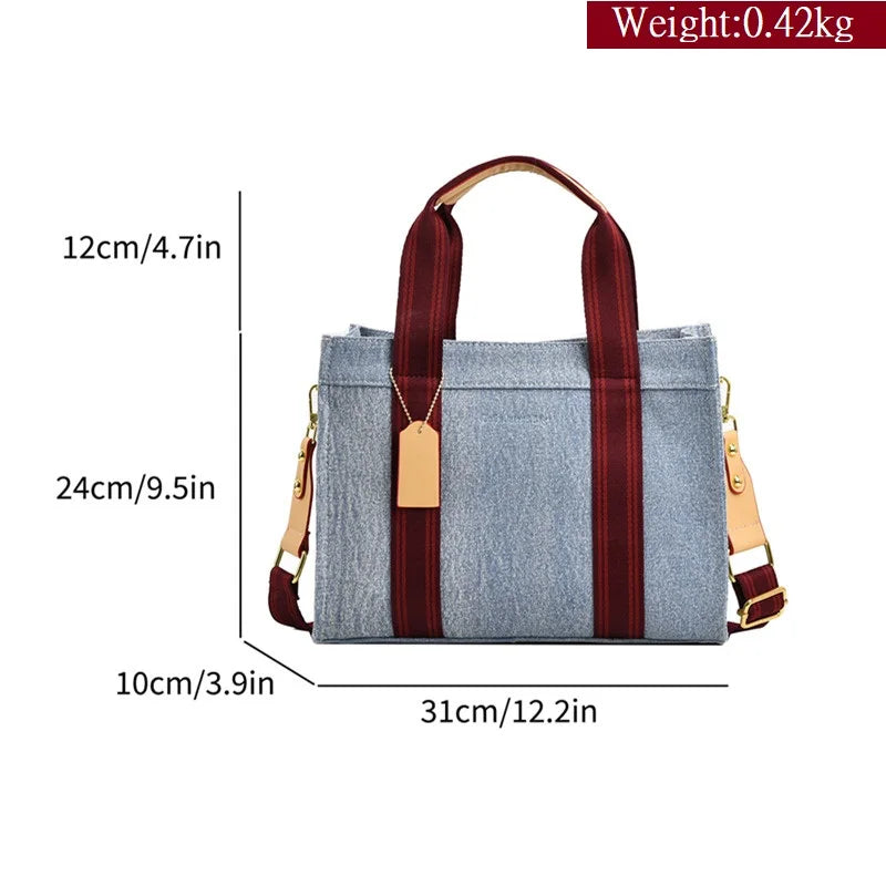 eybag Women's Bag Female Canvas Handbag Casual Purse Brand Designer Crossbody Messenger Bags Large Ladies Shoulder Bag Shopper