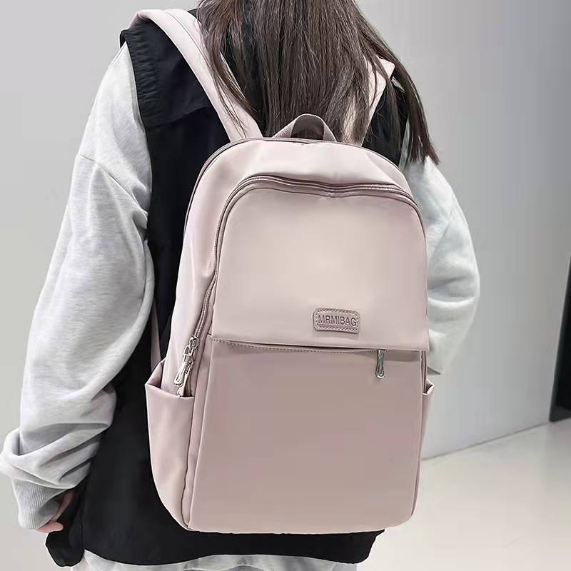 eybag New Solid Color Women Laptop Backpack Female Multi-pocket Travel Bag Schoolbag for Teenage Girl Boy Book Knapsack Mochila