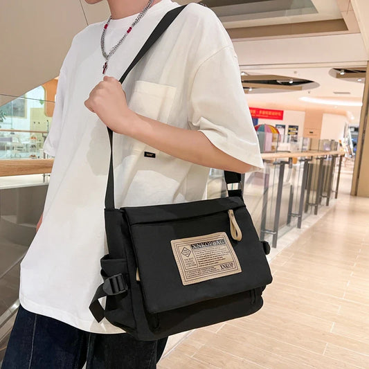 eybag Fashion Letter Women Shoulder Bag Casual Totes Female Nylon Waterproof Travel Crossbody Bag Women's Handbag Messenger School Bag