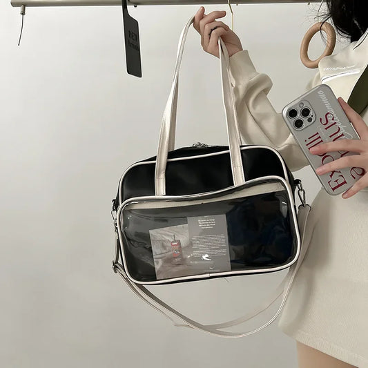 eybag Sweet Cute Transparent Itabag JK Fashion Lolita Girls Uniform Shoulder Bag Japanese Crossbody Bags Handbags