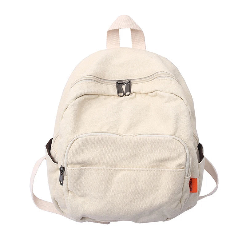 eybag Canvas Women Small Backpack Vintage Feminina School Mini Backpack Women  Bagpack Female Solid Girl Backpack