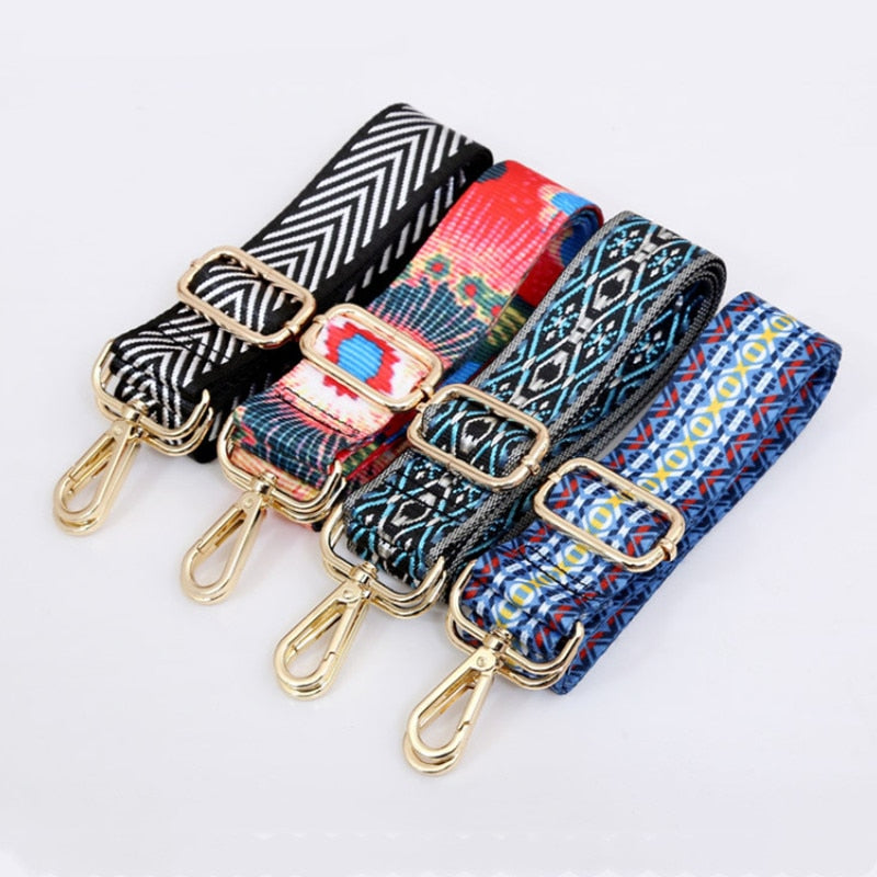 eybag Rainbow Adjustable Bag Strap Handbag Belt Cross Body Wide Shoulder Strap Replacement Handles Bags Part Accessories