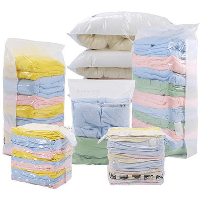 eybag High Capacity Vacuum Bag Package Compressed Organizer for Quilts Clothes Transparent Space Saving Seal Bags Foldable Storage Bag