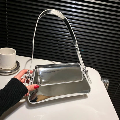 eybag Bags For Women Trend 2024 Luxury Designer Laser Women Bag Silver Chic Female Shoulder Bags Party Clutches Purses And Handbags