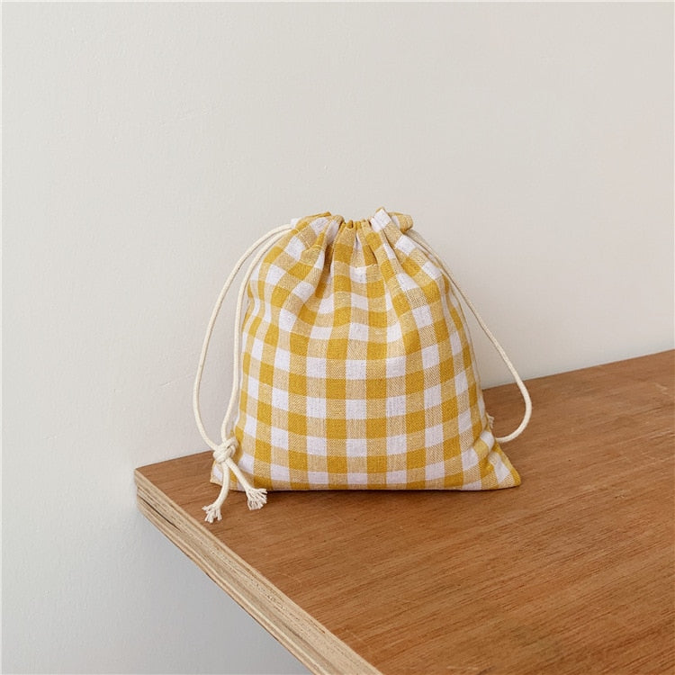 eybag Cute Small Coin Purse Drawstring Bag Handbags Woman Girl Kids Jewelry Lipstick Cosmetic Tote Rope Bags Storage Pouch String Bag