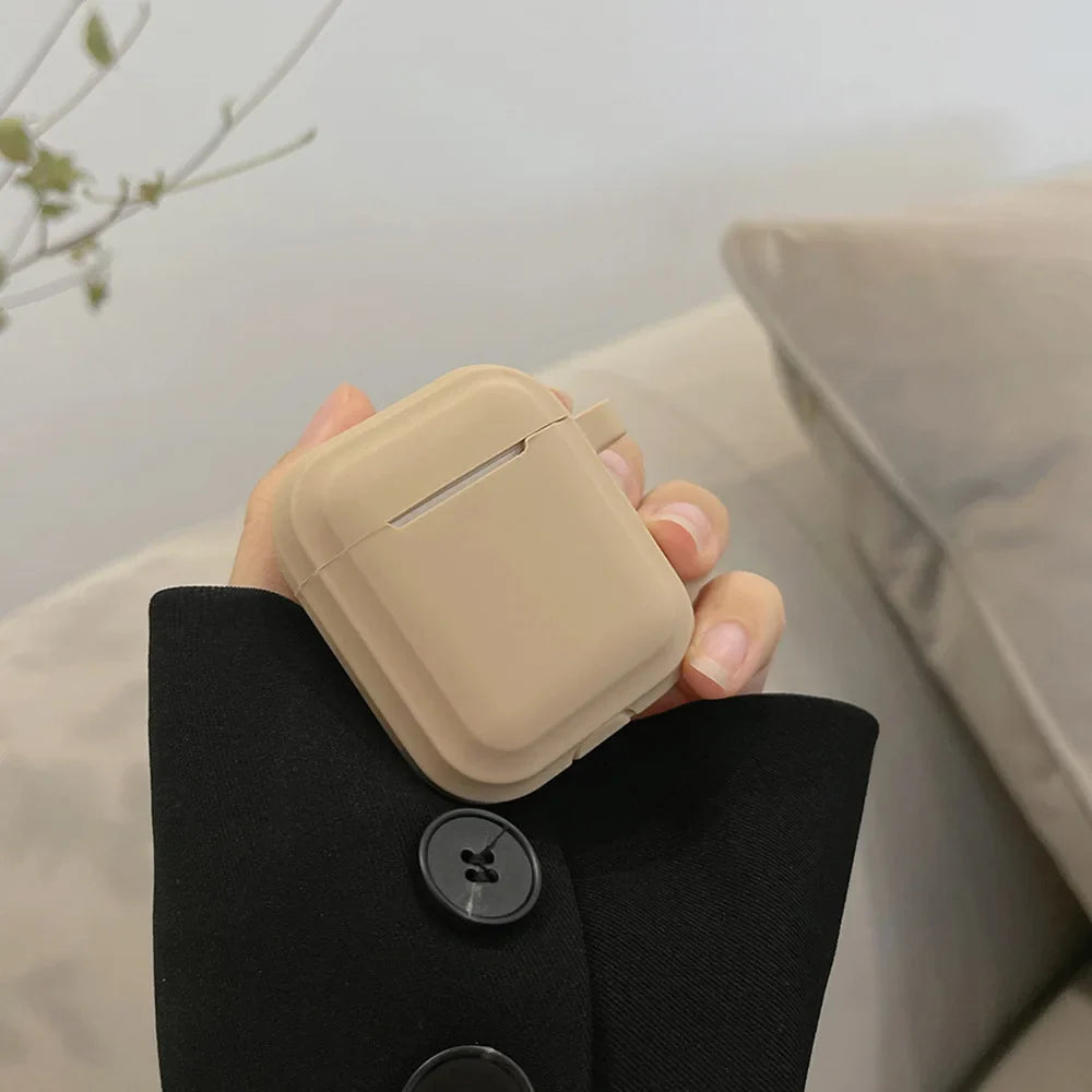 eybag Brown Khaki Silicone Case for Apple Airpods 3 Earphone Case Airpods Pro Protective Case for Air Pods Pro 2/ Airpods 1 2 Cover