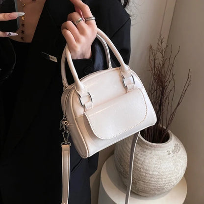 eybag Vintage Red Womens Handbag Korean Style Fashion Wedding Small Shoulder Bag Leather Exquisite Casual Female Crossbody Bag