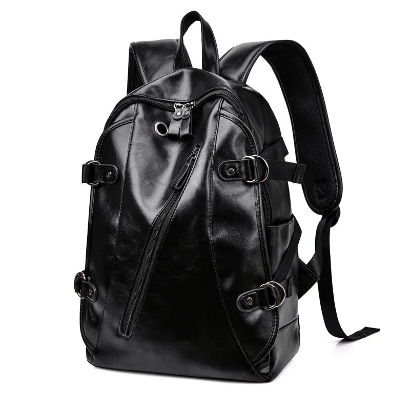 eybag Business leather Travel Leisure Student large capacity men's laptop backpack school bags  Polyester  Softback  Mainland China