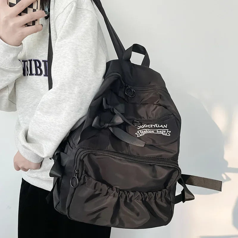 eybag Fashion Backpack Canvas Women Backpack Anti-theft Shoulder Bags New School Bag for Teenager Girls School Backapck Female