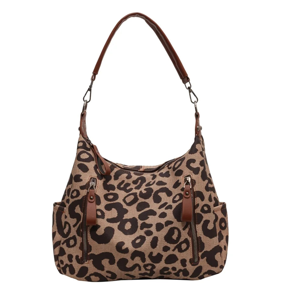 eybag Luxury Patent Leopard Handbags Women Bags Designer Canvas  Purses Ladies Large Shoulder Crossbody Tote Sac