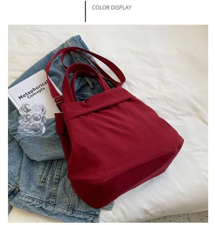 eybag New Women's Canvas Tote Bag Shopper Bags Lady Waterproof Nylon Large Capacity Crossbody Shoulder Bag  Crossbody Bags For Women