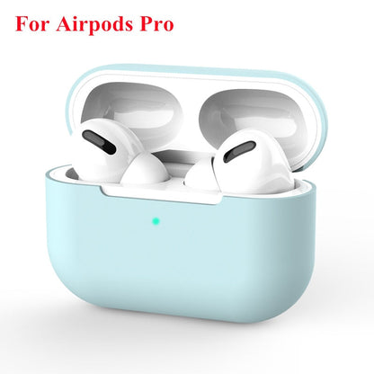 eybag 2022 New Silicone Cover Case For Apple Airpods Pro 3 Sticker Skin Bluetooth Earphone Cases Air Pods Pro Protective Accessories