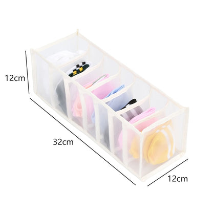 eybag Wardrobe organizer Jeans storage boxes Closet Organizer Foldable Underwear Organizers Pants Storage Dividers Drawer Organizer