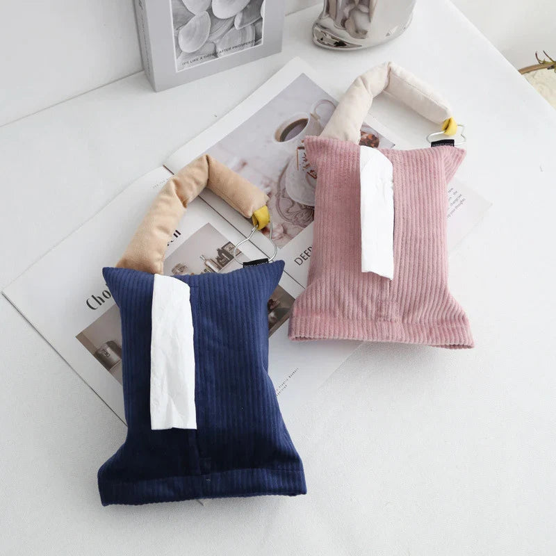 eybag Tissue Bag Case Napkin Box Storage Lint A Living Room Board Restaurant Bathroom Bedroom Car Decorative Storage Boxes Tissue Bag