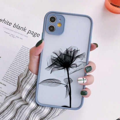 eybag Simple daisy flower Phone Case For iPhone 15 13 12 11 Pro Max 14 Plus 12 13 Mini XS X XR 7 8 Plus SE 2020 Shockproof Back Covers