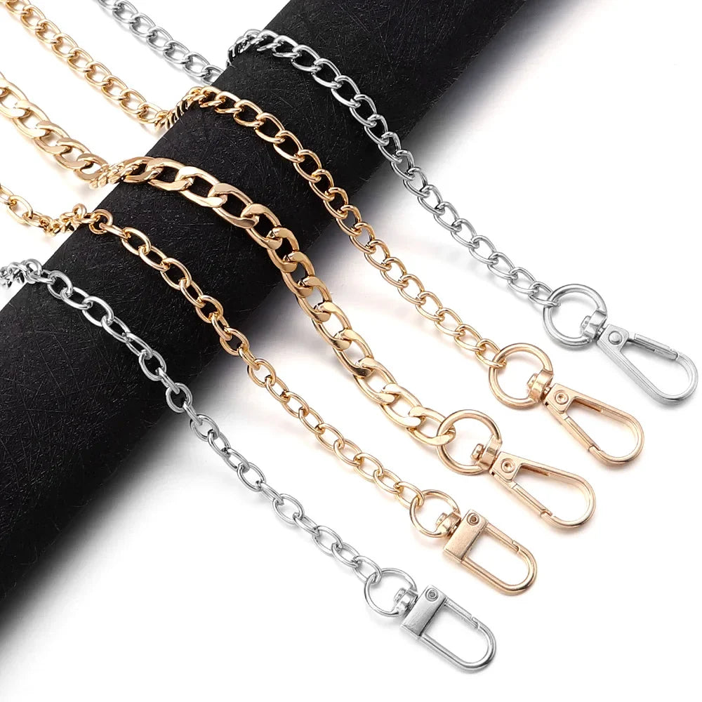 eybag Metal Aluminum Replacement Bag Chain 20/40/80/120cm Women Shoulder strap for bags replace Crossbody chain Bag Accessories