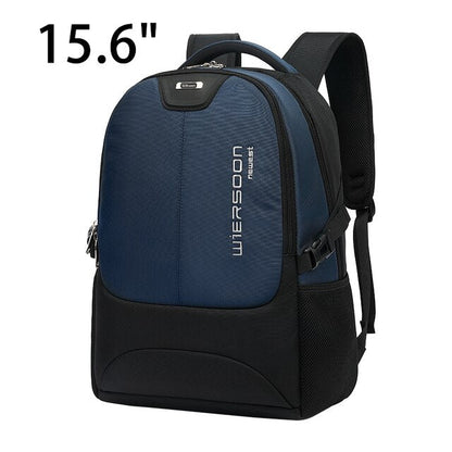 eybag New Fashion Water Resistant Business Backpack For Men Travel Notebook Laptop Backpack Bags USB Charger Male Mochila