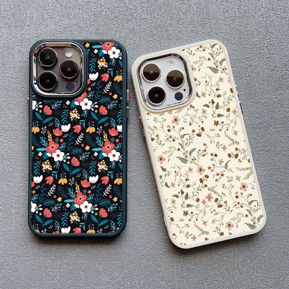 eybag Various Flowers Leaves Phone Case For iPhone 15 14 Pro Max 12 13 Pro Max 11 XR XS X 7 8 14 Plus Luxury Shockproof Soft Cover