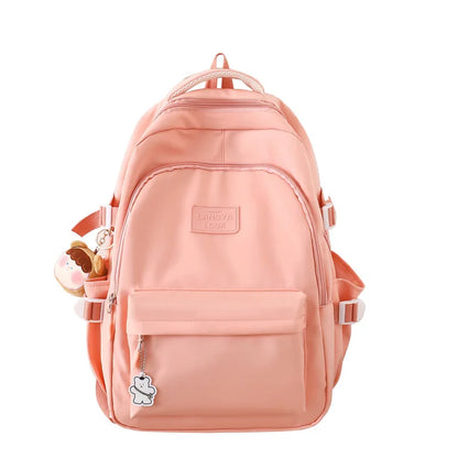 eybag Fashion Women Large Capacity Waterproof College Backpack Trendy Girls Laptop School Bag Cute Girls Travel School Bag