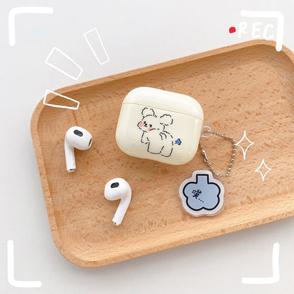 eybag For Airpods 3 Case Funny Farting Puppy Pattern Earphone Case For Airpods Pro Soft Earphone Cover For Air Pod 2 Pro With Ornament