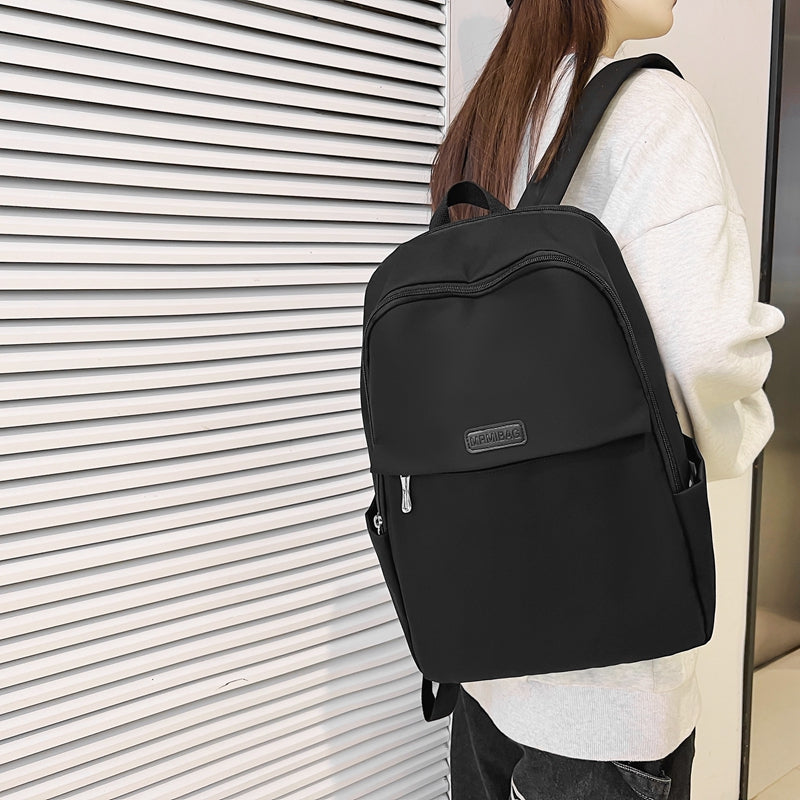 eybag New Solid Color Women Laptop Backpack Female Multi-pocket Travel Bag Schoolbag for Teenage Girl Boy Book Knapsack Mochila