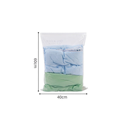 eybag High Capacity Vacuum Bag Package Compressed Organizer for Quilts Clothes Transparent Space Saving Seal Bags Foldable Storage Bag