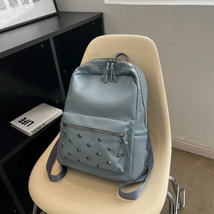 eybag New Rock Style Women Backpack Big Capacity Fashion Bags for Girls High Quality Rivet Design Bagpack Mochila Feminina