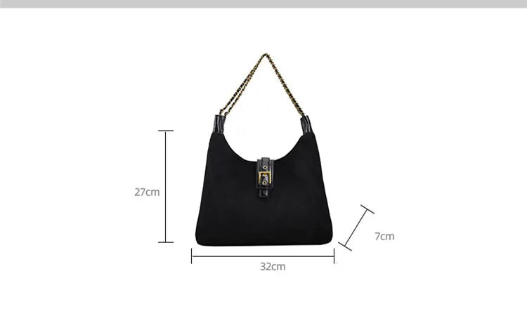 eybag Casual Women Shoulder Bag Faux Suede Tote Handbag Female Shopping Bags Soft Leather Lady Purse Bags High Capacity Totes