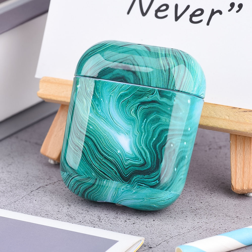 eybag Marble Pattern Cases For Airpods 1 2 3 Earphone Case Cover Charging Box Shell For AirPods Pro 2 Air Pods 1 Protective PC Sleeve