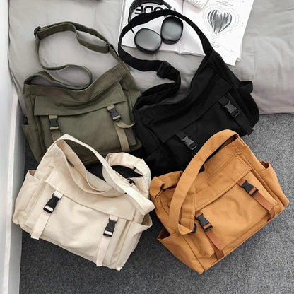 eybag Casual Canvas Crossbody Bag For Women Large Capacity Shopping Bag Crossbody Schoolbags Women'S Tote Bag Female Women Handbag