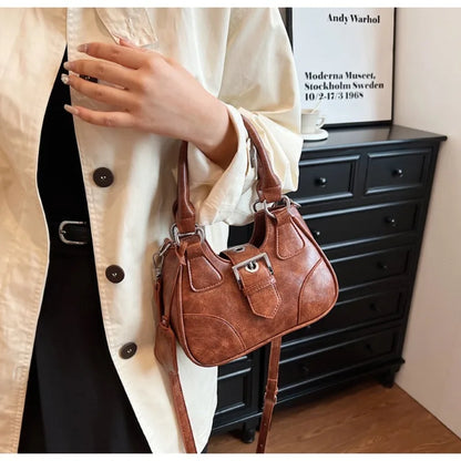 eybag Vintage Solid Tote Hobos Shoulder Crossbody for Women Handbags Purse New Trendy Messenger Bag Satchel High Quality