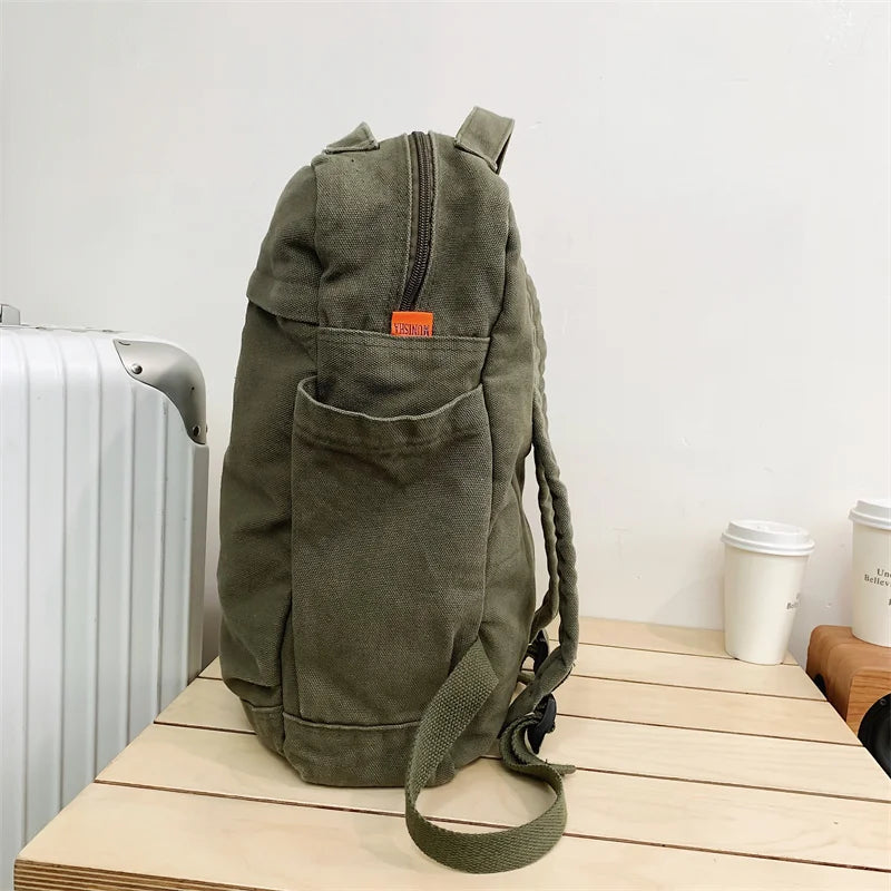 eybag Canvas Backpacks for Women Students Casual School Bags for Girls Backpack Travel Female Bag Durable Sturdy Necessaries Femininas