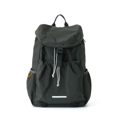 eybag Causal Flap Drawstring Korean Unisex Nylon Backpack Fashion Outdoor Sport Travel Backpacks for Men Teens School Men Backpack