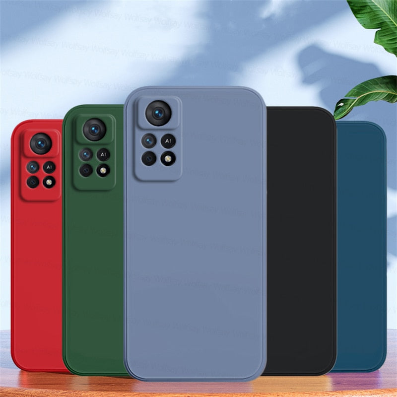 eybag For Xiaomi Redmi Note 11 Global Case Redmi Note 9 10 11S 11 Pro Cover Shockproof TPU Liquid Silicon Phone Case Redmi Note 11 Pro