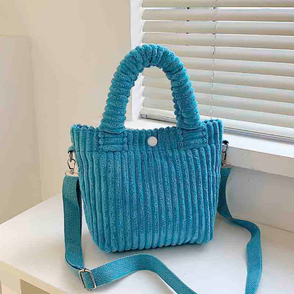 eybag Corduroy Women's Bag Autumn Winter New Soft Handbags Cute Totes Fashion Casual Female Crossbody Shoulder Tote Bags for Women