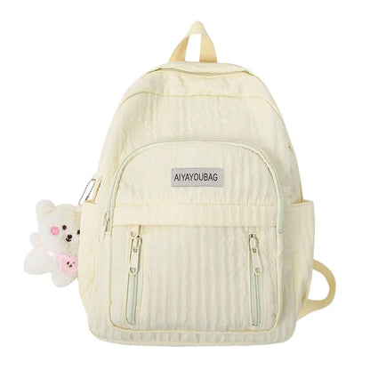 eybag Fresh School Bags For Teenage Girls Cute Sweet Backpacks Japan And Korea Small Book Bags Fashion Pink Nylon Satchels