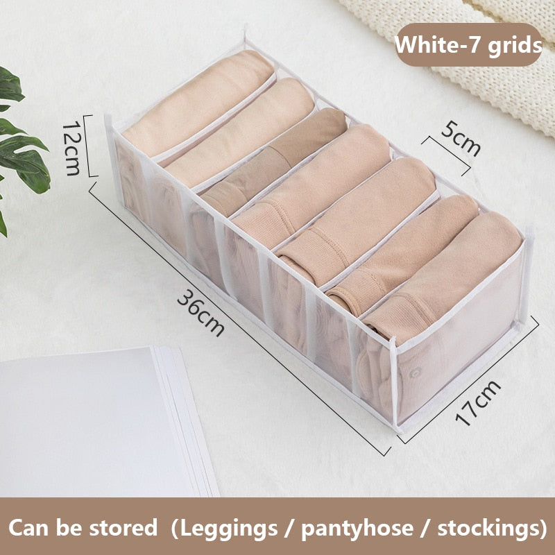 eybag Wardrobe organizer Jeans storage boxes Closet Organizer Foldable Underwear Organizers Pants Storage Dividers Drawer Organizer