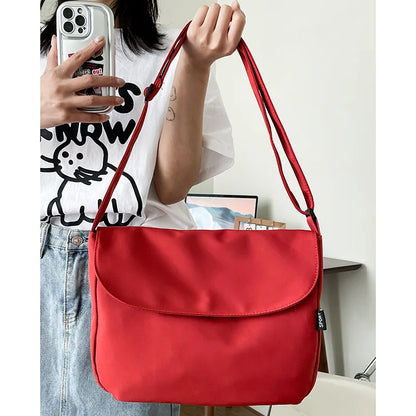 eybag Casual Messenger Bag Women Korean Fashion Crossbody Bags Collage Student Shoulder Bag Women School Bags Teenage Girls Bolso Sac