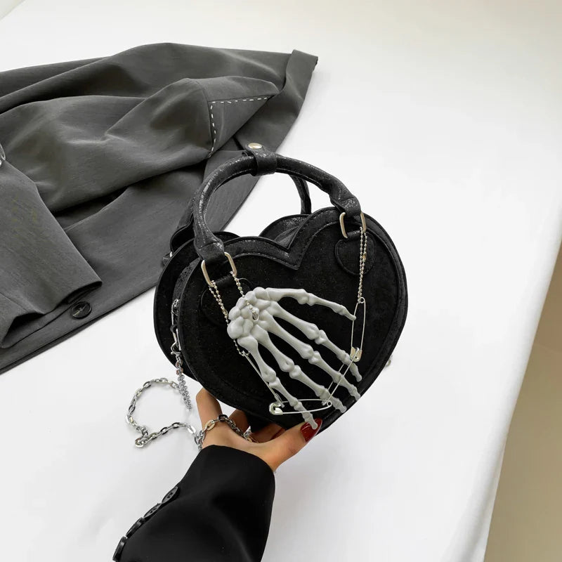 eybag Halloween Gothic Evil Hand Shoulder Bag Women Party Evening Clutch Spooky Handbag Trick or Treat Sling Purse Festa Coin Wallet