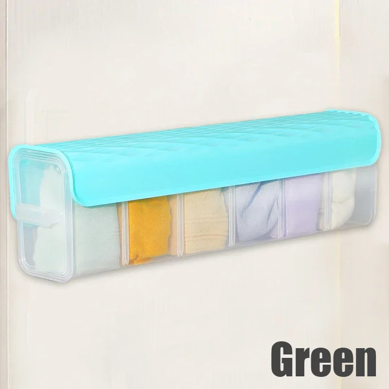 eybag Wall Mounted Underwear Storage Box Organizer For Underwear Bra Socks Ties Storage Organizer Cabinets Drawers Divider Wardrobe