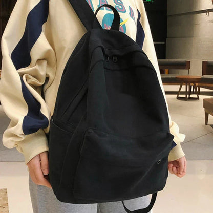 eybag Basic Canvas School Backpack