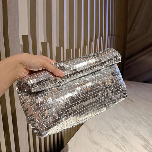 eybag Women Envelope Clutch Bag Fashion Shiny Sequins Ladies Clutches Party Lady Evening Bags Handbag