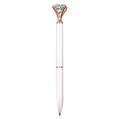 eybag Large Diamond Crystal Pen Ballpoint Pen Student Stationery Office Business Gifts 1.0mm Metal Nib Rhinestone Pen Ball Point Pen