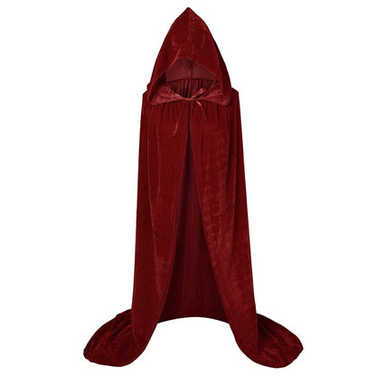 -Halloween Custom Movie Hocus Pocus 2 Witch Cloak Hooded Mary Sarah Winifred Sanderson Sister Cosplay Costume Halloween Adult Girl Long Party Cape