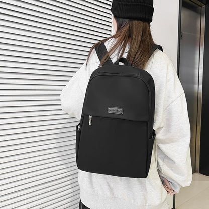 eybag New Solid Color Women Laptop Backpack Female Multi-pocket Travel Bag Schoolbag for Teenage Girl Boy Book Knapsack Mochila