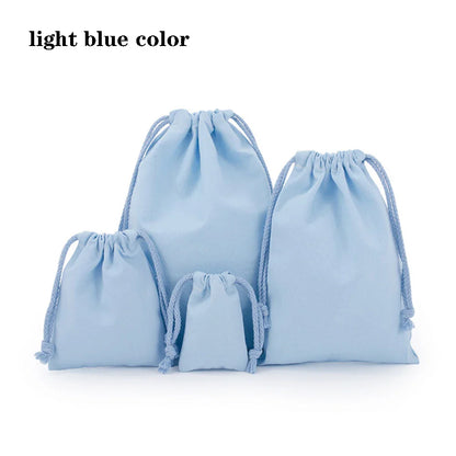 eybag Drawstring bag Cotton Storage organizer Tote Portable Handbags Grocery Shopping Shoulder bags Canvas foldable Travel Storage Bag